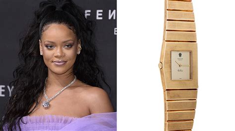 Rihanna Wore a Gold Rolex in Her Pregnancy 